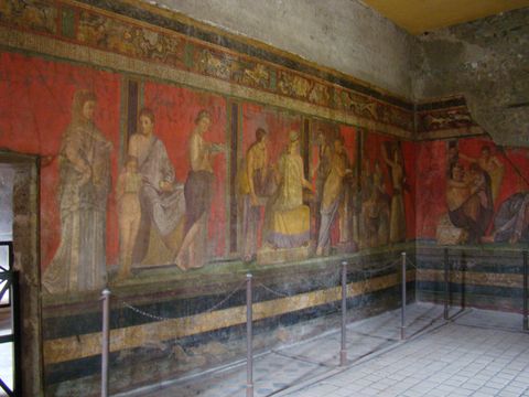 sál s freskami dionýských záhad 1