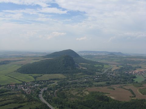 výhled z Bořně na ®elenický vrch