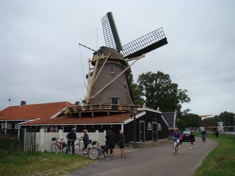 mlýn na předměstí Amsterdamu