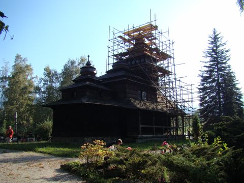 dřevěný kostelík v Kunčicích