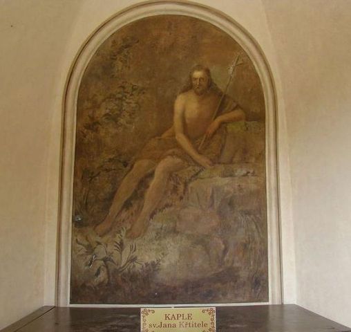 obraz sv. Jana Křtitele na Valdstejně