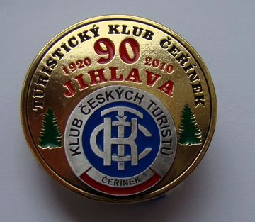 velká medaile k 90. výročí zalození KČT Čeřínek