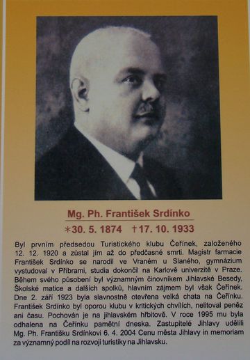 Mg.Ph. František Srdínko v Síni slávy