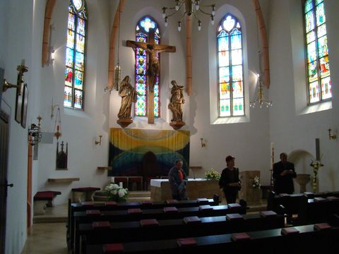 farní kostel sv. Kříže v Grinzingu