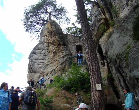 Vranov je nejrozsáhlejší skalní hrad