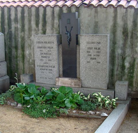 hrob rodiny Polákových