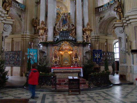 Santiniho chrám Jména Panny Marie ve Křtinách