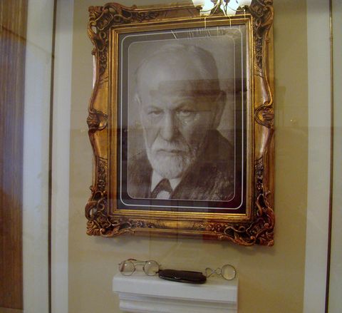 v pamětní síni Sigmunda Freuda
