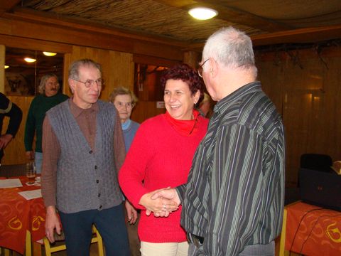 Jarka Balíková a Pavel Pittauer přijímali také gratulace k zivotnímu jubileu