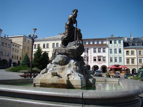 Krakonos na náměstí v Trutnově
