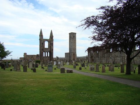 zbytky katedráky v St.Andrews 1