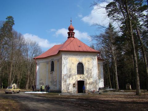 poutní kostel sv. Anny u Pohledu