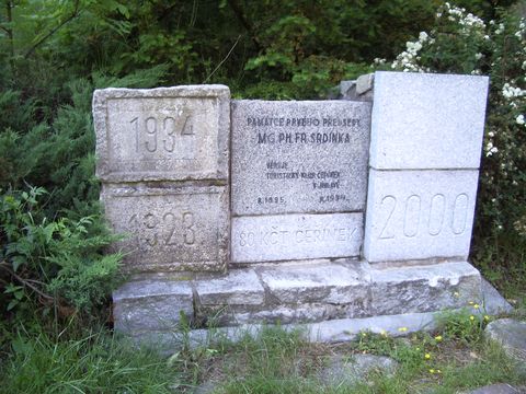 památník zakladateli Klubu turistů v Jihlavě Mgr.Srdínkovi