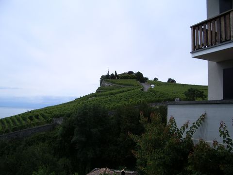 vinařská vesnice nad jezerem