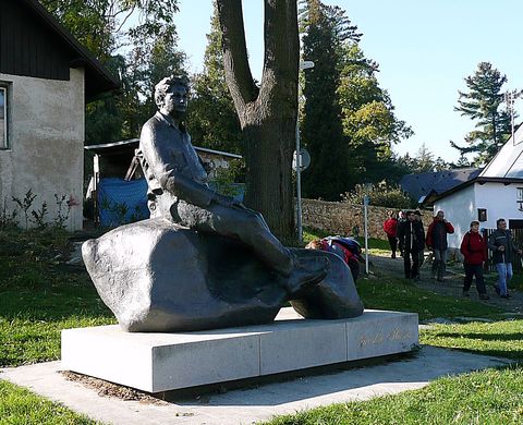 socha J. Haška v Lipnici
