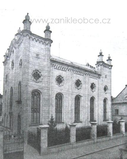 jihlavská synagoga, zničená v březnu 1939