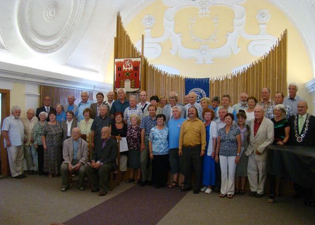 vyznamenaní členové odboru s významnými hosty