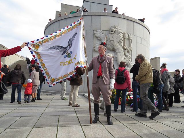 jihlavští Sokolové jsou pyšní na svůj prapor; www.svatosi.cz