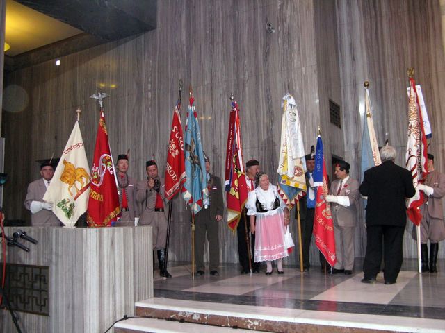 ve slavnostní síni Národního památníku na Vítkově; foto M. Bradová