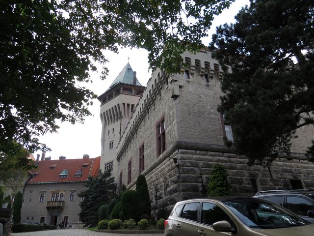 nádvoří Smolenického zámku