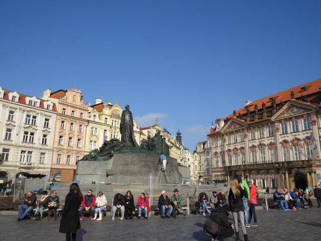 pomník Mistra Jana Husa na Staroměstském náměstí