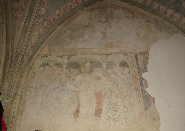 fresky jsou z doby vlády Karla IV.