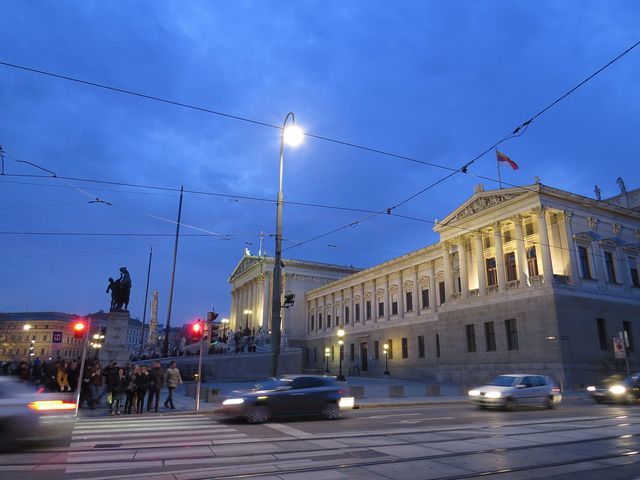 Parlament u okružní třídy Ringstraße