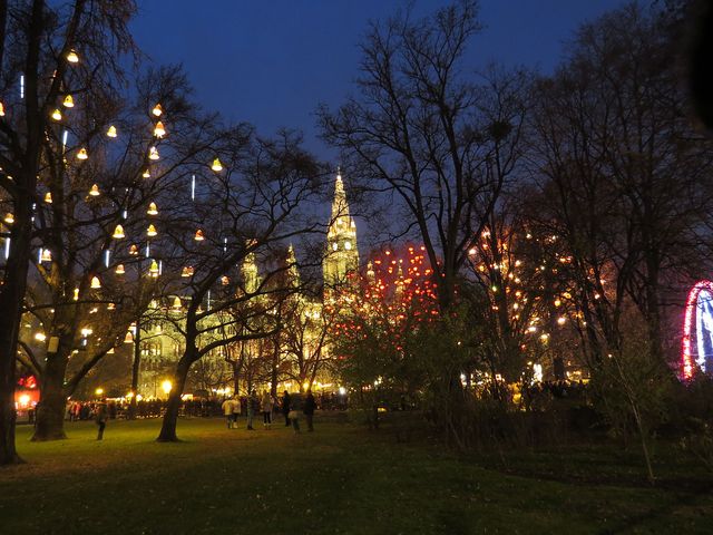 vánočně vyzdobené centrum Vídně; www.svatosi.cz