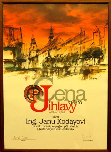 Cena města Jihlavy z roku 2003