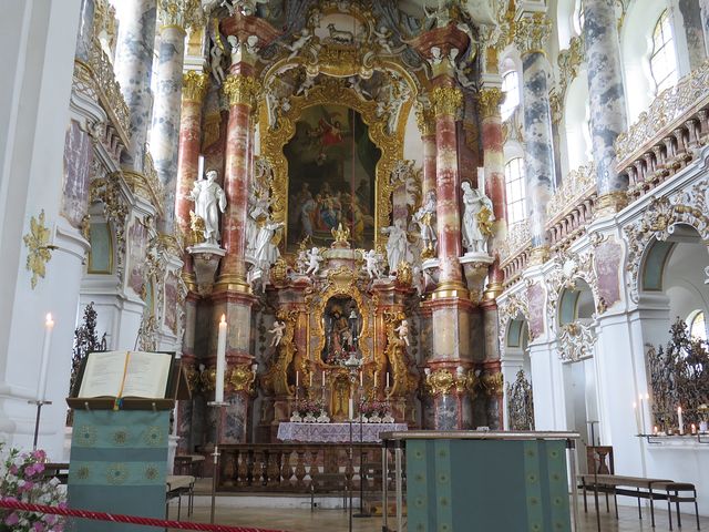 Wieskirche je nejkrásnější rokokový kostel na světě