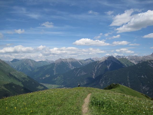 výhled do Lechtalského údolí