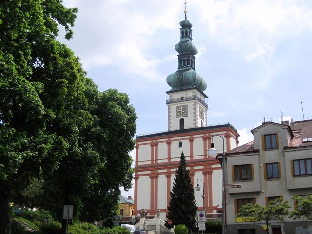 děkanský chrám v Polné byl postaven na začátku 18. století podle plánů italského mistra Dominika de Angeli