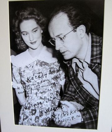 s Jiřím Voskovcem v Paříži roku 1948