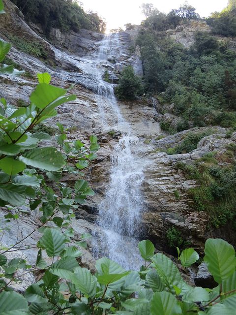 vodopád Voile de la Mariée, nejvyšší na Korsice - 150 metrů