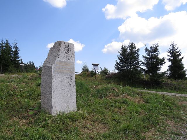 památník Kyrill ve výšce 1 160 metrů