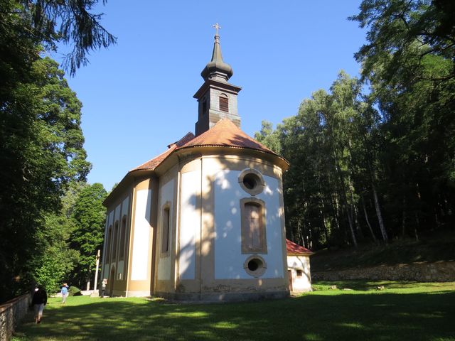 poutní kaple Bolestné Panny Marie na Dobré Vodě u Horní Plané