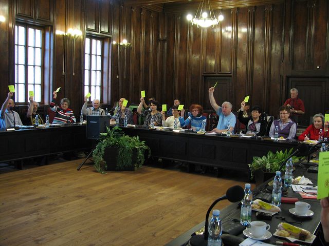 delegáti z turistických odborů na Vysočině; foto F. Janeček