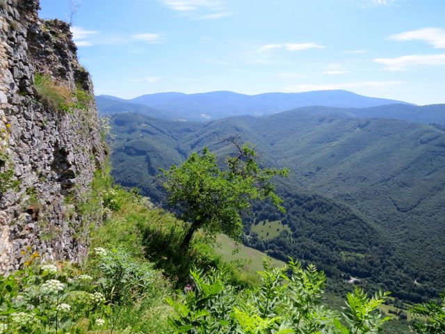 výhled z hradu Muráň