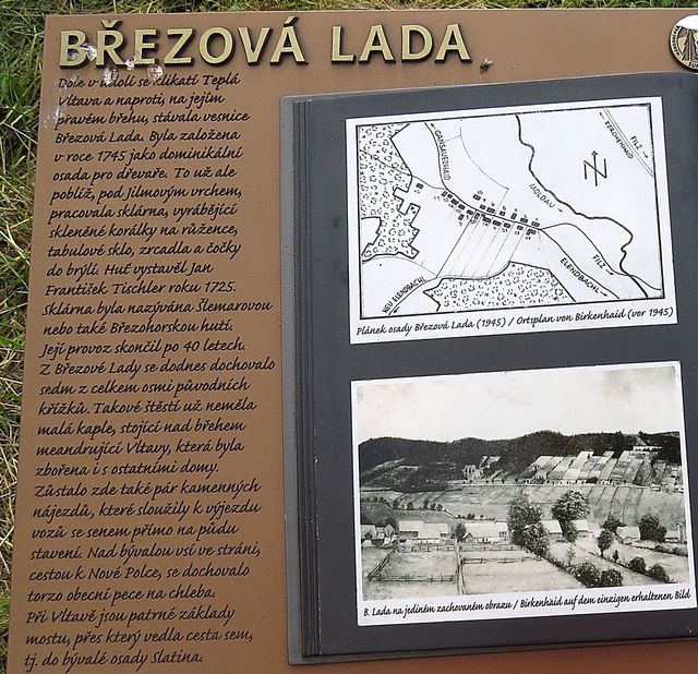 informace o bývalé obci Březová Lada