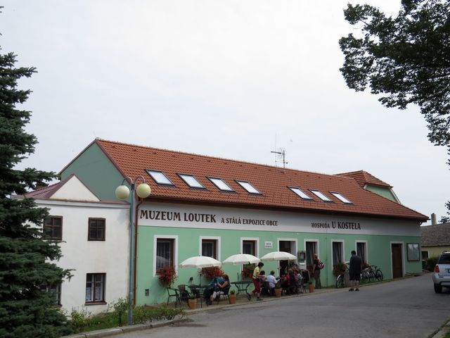centrum obce Svatý Jan nad Malší