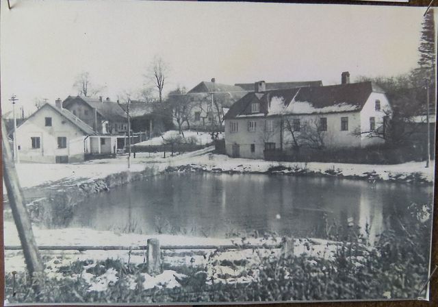 střed obce Řehořov - 60. léta 20. století