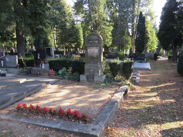 zde je pochován Hynek Janků, učitel, malíř a spoluzakladatel Lidové malírny v Telči