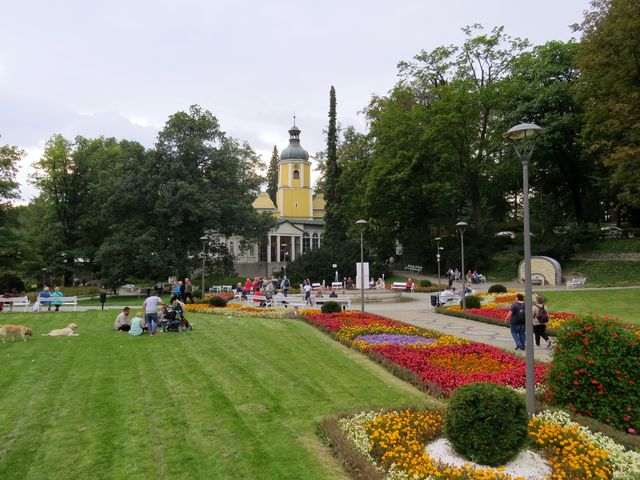 lázeňská budova Jiří - Ladek Zdrój patří k nejstarším lázním v Evropě lázeňská budova Jiří - Ladek Zdrój patří k nejstarším lázním v Evropě