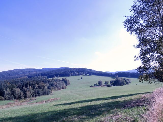 Rychlebské hory - katastr bývalé obce Gränzdorf, dnes Hraničky