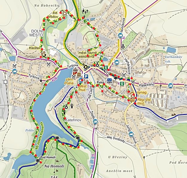 obnova zeleně značené naučné stezky Josefa Klementa v Polné 29.5.2016 obnova zeleně značené naučné stezky Josefa Klementa v Polné 29.5.2016