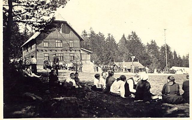slavnost při otevření velké turistické chaty 2.9.1923