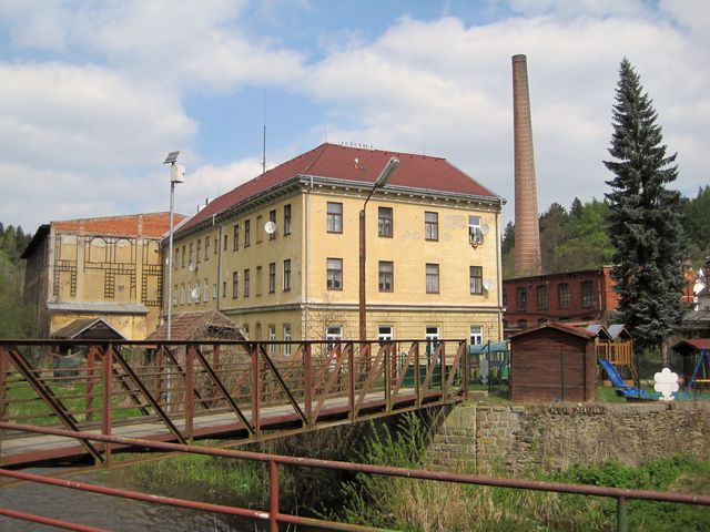 současný stav bývalého továrního komplexu
