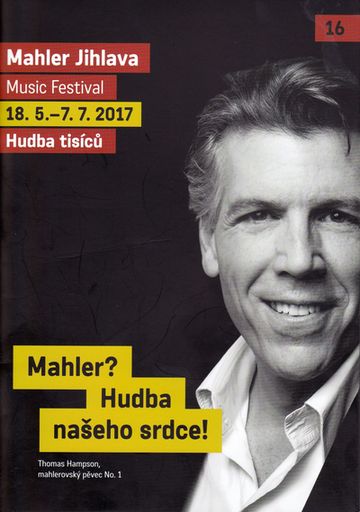 obálka programu 16. ročníku hudebního festivalu Mahler Jihlava 2017