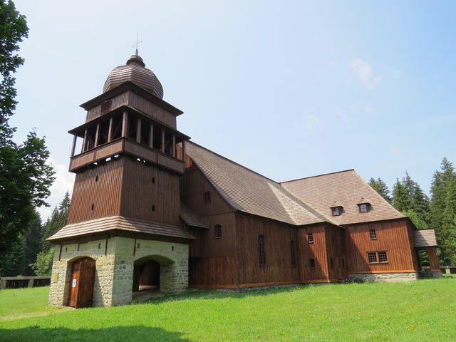 artikulární evangelický kostel u obce Svätý Kríž