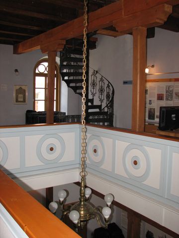 interiéry byly obnoveny podle původních předloh; foto F. Janeček